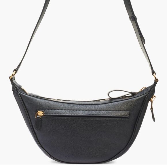 Tom Ford Black Crescent Leather Crossbody Sling Bag NWT - Picture 6 of 9